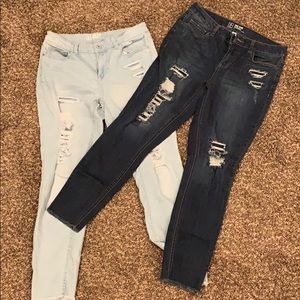 Distressed Skinny Jeans